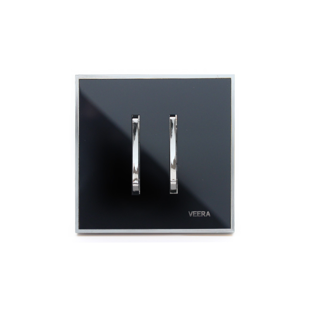 shahab-model-steel-border-black-frame-steel-key-2-gang