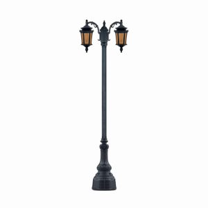 چراغ پارکی دو شاخه معبد سورن کوتاه سرپایین شاخه L