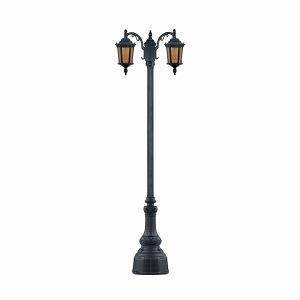 چراغ پارکی دو شاخه سورن کوتاه سرپایین شاخه L