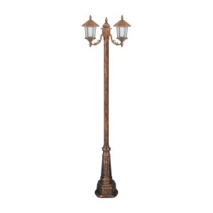 چراغ پارکی دو شاخه ویکتوریا سربالا شاخه L
