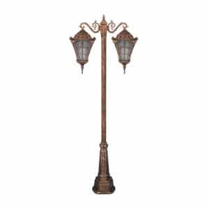 چراغ پارکی دو شاخه وستا بزرگ سرپایین شاخه S