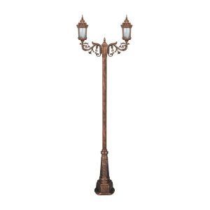 چراغ پارکی دو شاخه روبینا سربالا شاخه Z