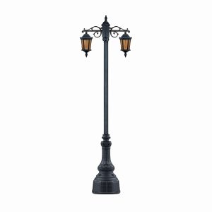 چراغ پارکی دو شاخه سورن کوتاه سرپایین شاخه T