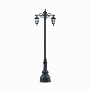 چراغ پارکی دو شاخه ویسپر سرپایین شاخه T