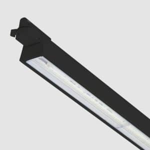لومريا - چراغ LED ريلي 32 وات 4500 لومن با دماي رنگ نور 4000 كلوين، سه فاز به طول 120 سانتي متر و پخش نور D – مشكي
