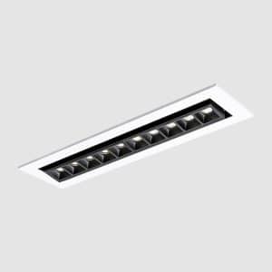 لوميلد - چراغ LED توكار 24 وات 2800 لومن زاويه پذير يك رديفه با دماي رنگ نور 4000 كلوين و لنز M
