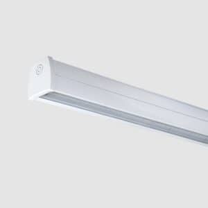 لوميلاين - چراغ LED روكار/آويز سيستمي با بدنه آلومينيمي توان 47 وات 7500 لومن با دماي رنگ نور 4000 كلوين و لنز DA به طول 170 سانتي متر- سفيد