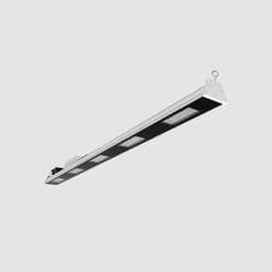 يونيلايت - چراغ LED خطي (IP65) روكار/آويز با توان 240 وات، 36000 لومن دماي رنگ نور 4000 كلوين به طول 160 سانتي متر ، لنز و پخش نور M